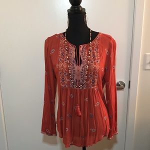 Lucky Boho Patterned Top